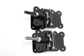 1.75" Gate Hinge Set - Black | DIY &amp; Commercial