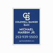 CBB-P3 (24″x18″) Personalized Corrugated Plastic Condo Window Sign (1-Sided)