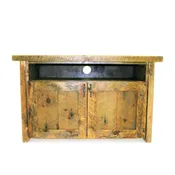 Barnwood Cabinet TV Stand