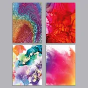 Abstract Multicolor Card Set