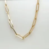 14K Chunky Paperclip Chain