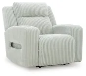 Forest Lake - Alloy - Power Recliner With Adj Headrest