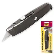 Double Interlocking Retractable Utility Knife