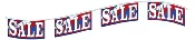 40 FT Pennant String: SALE-Patiotic (1-Sided) 5CT