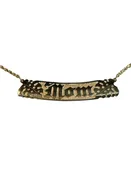 Monstera Design Mom Necklace — Debbie's Jewelry Hawaii