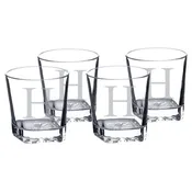 11 oz. Square Rocks Glasses in Gift Box (set of 4)