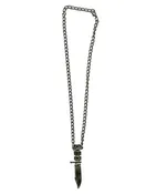 Antique Silver Army Knife Necklace