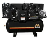 120-Gallon Two Stage Electric Duplex Horizontal Series – 10.0 HP