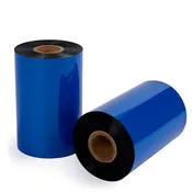4.33" x 1345' Wax Thermal Transfer Ribbon - 24 Rolls/Case - 1" Core - Coated Side In - Datamax SATO