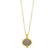 17mm Ancient Coin with Bee