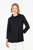 Falla Finland | Hiili Jersey Turtleneck | Black