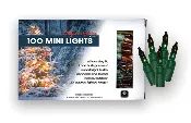 100 Green Light Set, Green Wire
