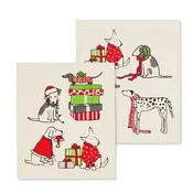 Amazing Swedish Dishcloths-Holiday Dogs