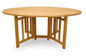 6 Foot Round Drop Leaf Teak Table by Royal Teak Collection - DLT6