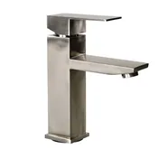 Flow MaxT Square Bathroom Faucet - Stainless Steel