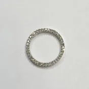10k Diamond Circle Pendant