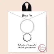 077711, "RING OF FIRE" NECKLACE