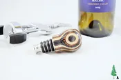Bottle Stopper – SpectraPly Buckskin with Stainless Steel