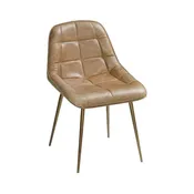 Arcadia Mid-Century Leather Dining Chair