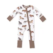 Angel Dear Bamboo Romper - Wild Horses