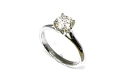 1.01ct Round Diamond Solitaire Ring
