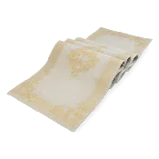 Beige Ebonite Table Runner