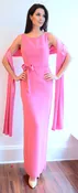 Classic Pink Evening Gown