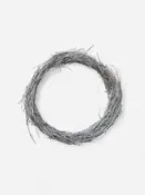 24" SILVER WREATH — Hook Props