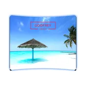 10' Curved Light Box Trade Show Display