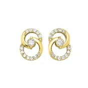 10Kt Yellow Gold Diamond 1/4Ctw Earring