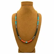 Gerard & Mary Calabaza Multicolor Heishi 19" Necklace