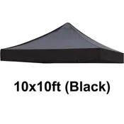 10x10' Canopy Cover, Black (CAN-101)