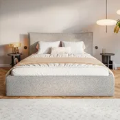 Upholstered Velvet Bed Frame with Storage