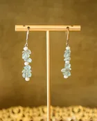 Aqua Quartz Earrings | Vintage