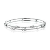 18K White Gold Diamond Bracelet
