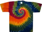 Rainbow Earth Swirl T Shirt