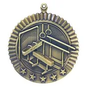 36632 Star Female Gymnastics Medal 2 3/4″