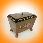Elegant Keepsake Jewelry Box With Mouldings