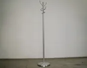 1950's Midcentury Modern Aluminum Coat Rack