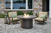 Beacon Marbelized Noche gas fire table
