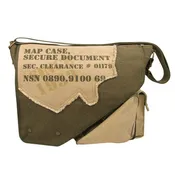 2-Tone Imprint Map Bag