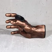 Copper Finish Classic Grip Wall Hanger - Right