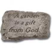 10" Garden Stone - A Garden Is A Gift