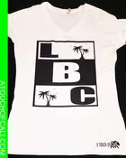 LBC White V-Neck Tees