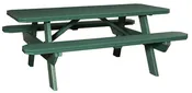 3' x 6' Garden Poly Picnic Table