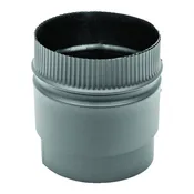 Adjustable 6 In. Diameter Stainless Steel Stove Pipe Adapter Model Dsp6fsa-1