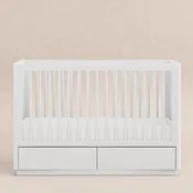 Babyletto Bento 3-in-1 Convertible Storage Crib with Toddler Bed Conversion Kit
