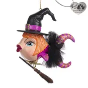Goodwill Kissing fish ornament Halloween witch