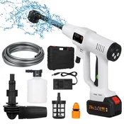 Handheld Portable Pressure Washer Rechargeable 15000mAh Battery Powered Power Cleaner Car Washing Machine