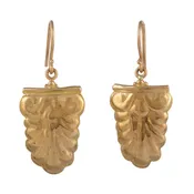 18K Ancient Greek Motif Earrings